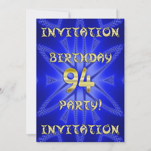 94.ª invitación a la fiesta de cumpleaños