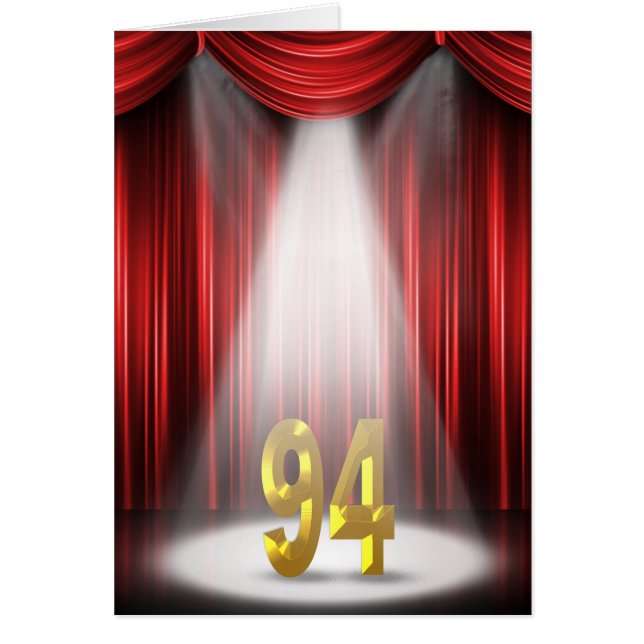 94° cumpleaños en el centro de atención (Frente)