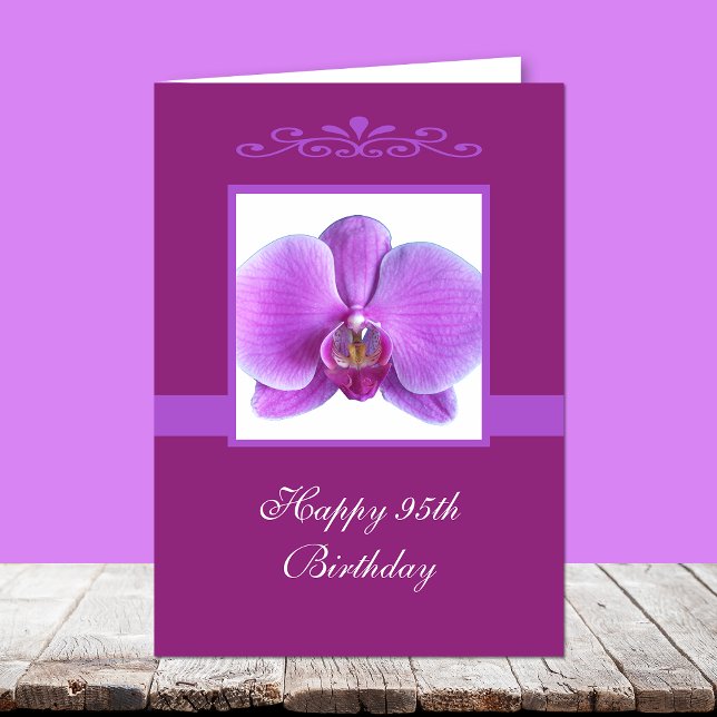 95.a tarjeta de cumpleaños de la orquídea (Subido por el creador)
