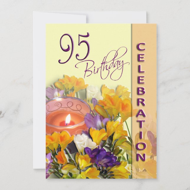 95.o Invitación del fiesta de la celebración del (Anverso)