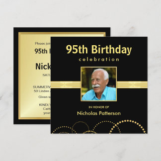 95.o Invitaciones de la fiesta de cumpleaños -