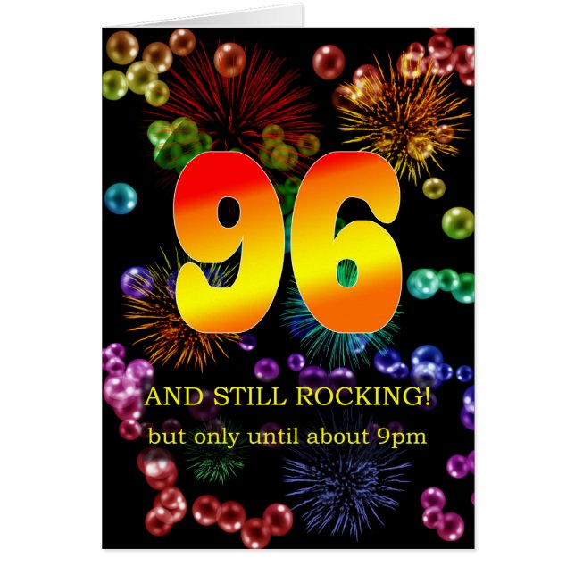 96.º Cumpleaños Aún Sacudiendo (Frente)