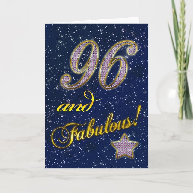 96.o Invitación de la fiesta de cumpleaños (Anverso)