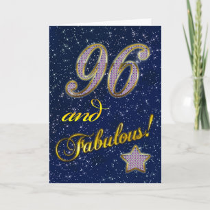96.o Invitación de la fiesta de cumpleaños