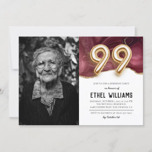 99.ª invitación a la fiesta de cumpleaños