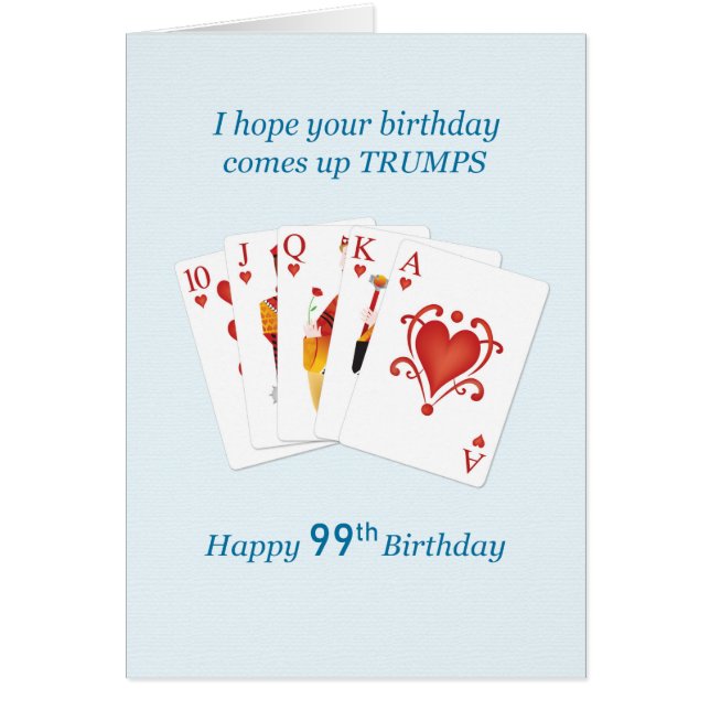 99.º cumpleaños, casa llena de corazones (Frente)