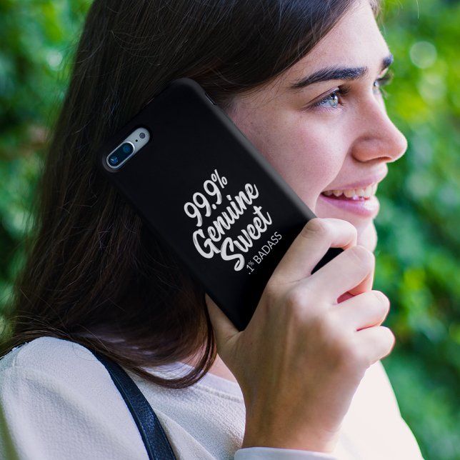 99,9% Dulce genuino.1% Funda de Badass (Subido por el creador)