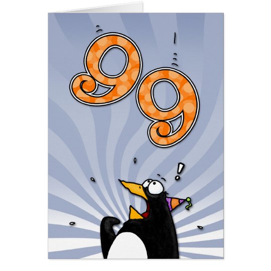 99.o cumpleaños - tarjeta de la sorpresa del