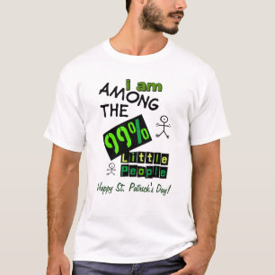 99% Pequeña gente St. Patrick's Day Camiseta diver