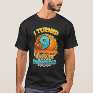 9.ª camiseta de baloncesto de cumpleaños que cumpl