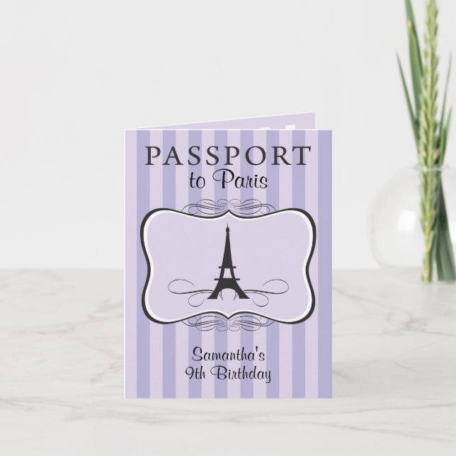 9.ª Invitación al pasaporte de París (Anverso)