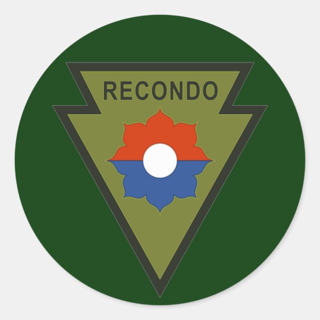 9.ª pegatina De Inf Div Recondos (Anverso)