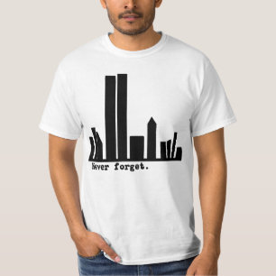 9-11 nunca olvide las camisetas del horizonte de