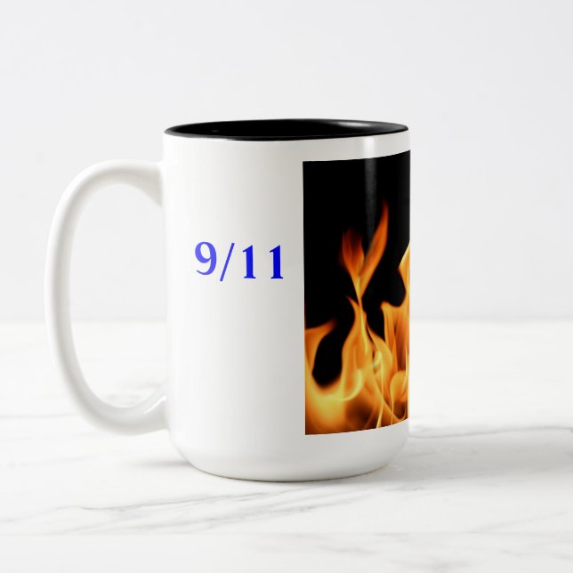9/11 taza de café conmemorativa (Izquierda)