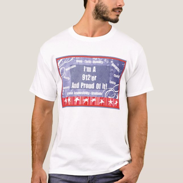 9-12 camiseta del proyecto para los hombres (Anverso)