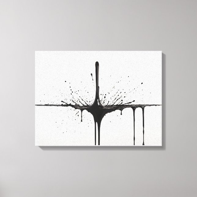 9. Arte de salpicadura en blanco y negro con movim (Anverso)