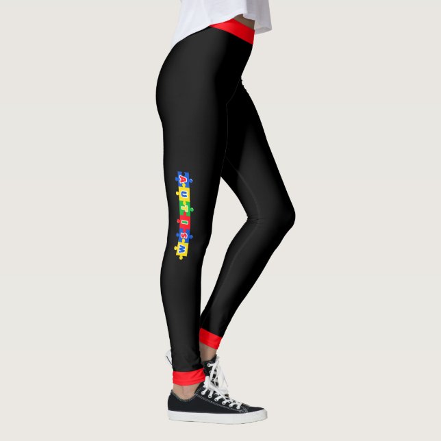 # 9 Conciencia sobre el Autismo - Leggings (Derecha)