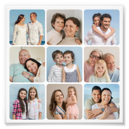 9 esquinas redondeadas de Collage de fotos Foto Am