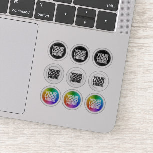 9 Etiquetas Adhesivas Transparentes Pequeñas 0.50"