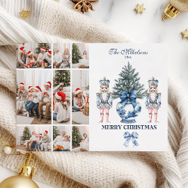 9 Foto Azul Chinoiserie Cascanueces Navidad