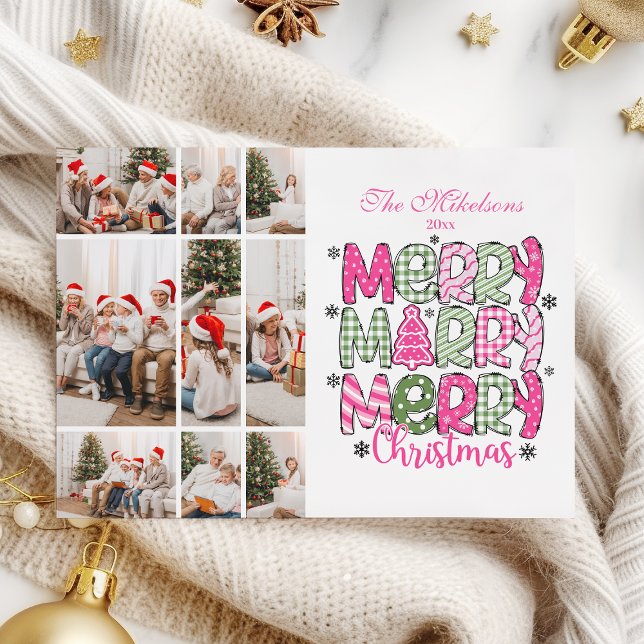 9 Foto Verde Rosa Feliz Navidad Fiesta (Subido por el creador)
