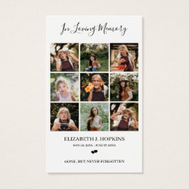 9 Tarjetas de Collage de fotos conmemorativas