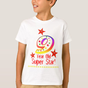 9na camisa del cumpleaños de la estrella estupenda