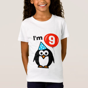 9no pingüino de la camisa el   del cumpleaños de