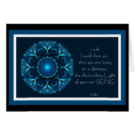 A001 Increíble luz de tu ser.Card.1