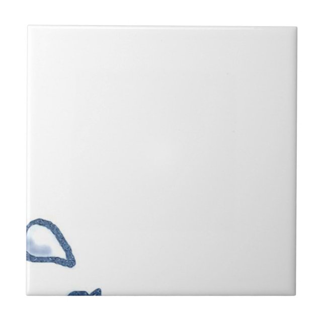 A6 - Teja mural de la cesta de Delft - A6 (Frente)