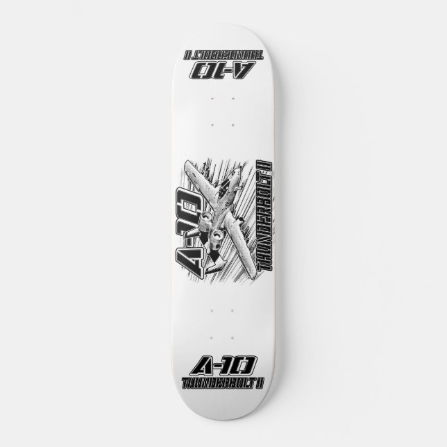 A-10 Thunderbolt II Skateboard Deck Skateboard (Anverso)