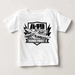 A-10 Tornillo de caza II Camiseta Romper de bebé