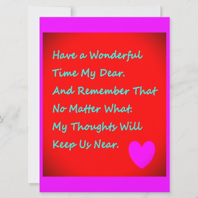 A alguien especial con palabras para decirles que (Anverso)