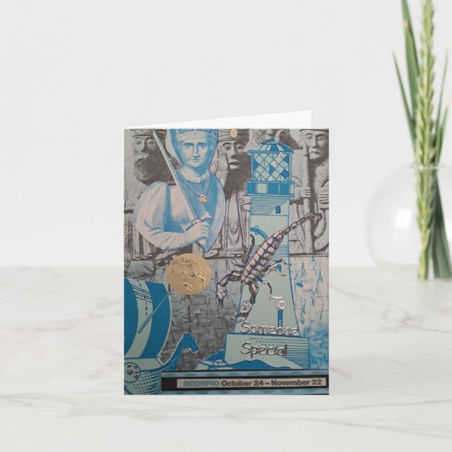A Alguien Tarjeta Especial - Escorpio (Anverso)