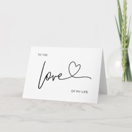 A Amor De Mi Tarjeta Boda De Vida