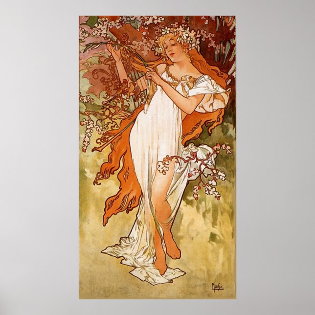 A. Arte de la época de Mucha (Frente)