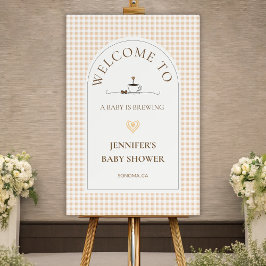A Baby Is Brewing Coffee Baby Shower Welcome