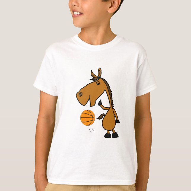 A.C. caballo que juega la camisa del baloncesto (Anverso)