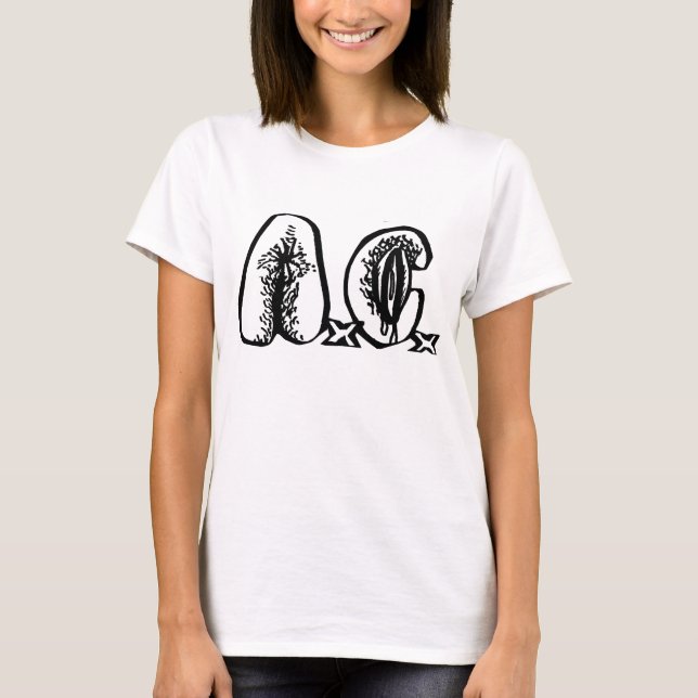 A.C. - camiseta de los chicas del logotipo (Anverso)