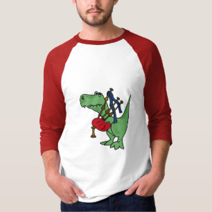 A.C.T-rex que juega la camiseta de las gaitas