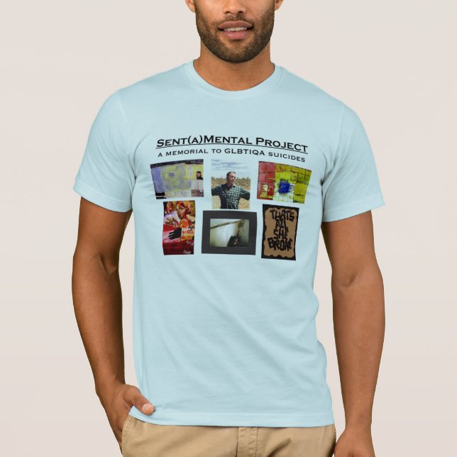 (A) camiseta mental enviada del proyecto (Anverso)