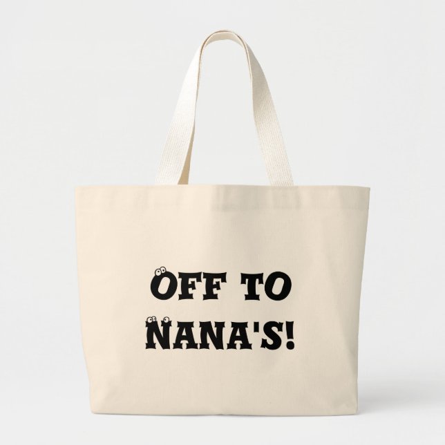 ¡A casa de la abuela! Bolsa tote (Frente)