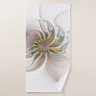 A colorful fractal ornament. Abstract Flower art