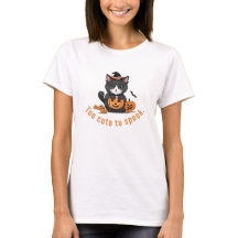 A Cute a temblar | Camiseta Cute Kitten Halloween
