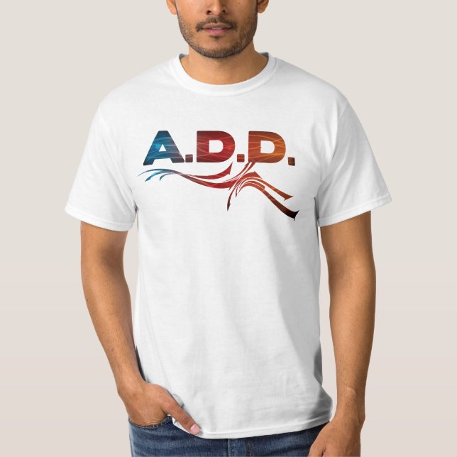 A.D.D. Banda de rock - camisa de la fan (Anverso)