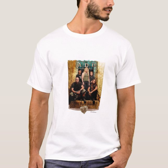 A.D.D. Camiseta - blanco (Anverso)