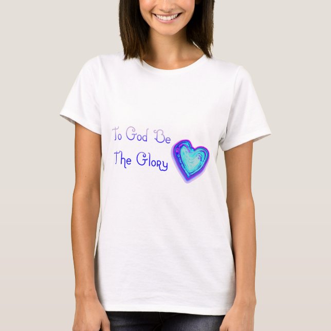 A Dios sea la gloria - Camiseta para mujeres (Anverso)
