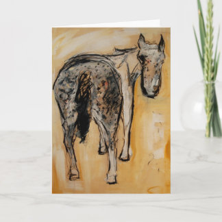 A es para la tarjeta de felicitación Appaloosa