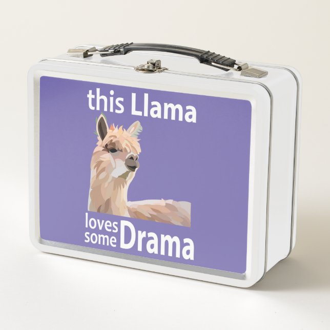 A esta llama le encanta una llama graciosa de dram (Anverso)