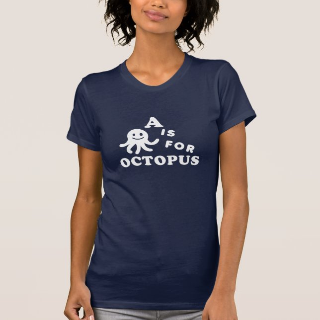 A está para el pulpo (el camisetas oscuro) (Anverso)